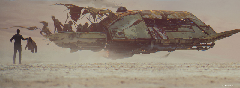 Illustration for article titled The Force Awakens' Concept Art Had Some Cool Ideas